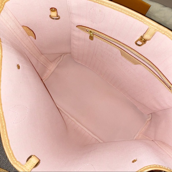 ✨Rose Ballerine Neverfull With Pouch Authentic - Picture 10 of 14